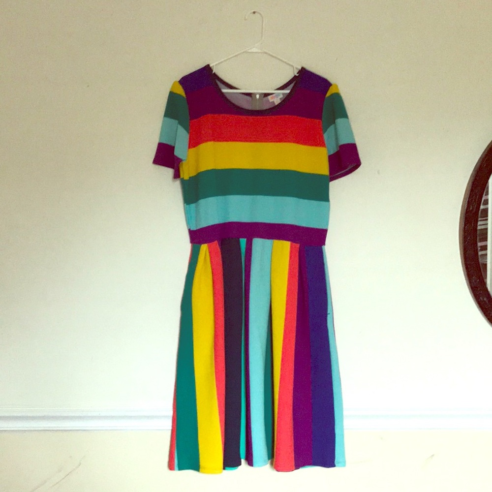 Rainbow Amelia Dress